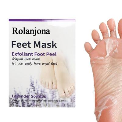 China OEM Foot Skin Mask Foot Exfoliating Treatment Feet Peeling Away Calluse and Dead Skin Cells Exfoliating Foot Mask for sale