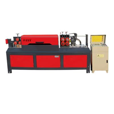 China Building Material Stores CNC Steel Bar Rebar Cut To Length Machine Flattener Automatic Wire Decoiler Profit for sale