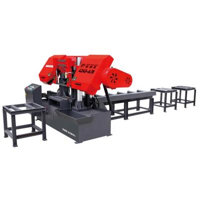 China Building Material Shops China Automatic Electric Iron Steel Metal Cutting Horizontal Vertical Band Saw Shear Machine For Metal for sale