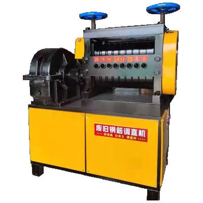 China Building Material Shops Kairuien Scrap Rebar Straightening Machine Waste Rebar Straighter for sale