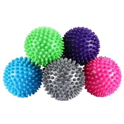 China PVC Or Customized Printed Logo Hand Deep Spiky Message Fitness Yoga Ball for sale