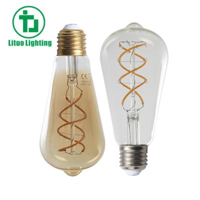 China Residential antique retro vintage led edison bulb 110v 220v 12v 24v led filament lamp for sale