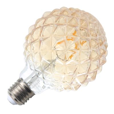 China Residential Faceted Led Globe G95 G125 4W 6W 8W Led Filament Light Bulbs for sale