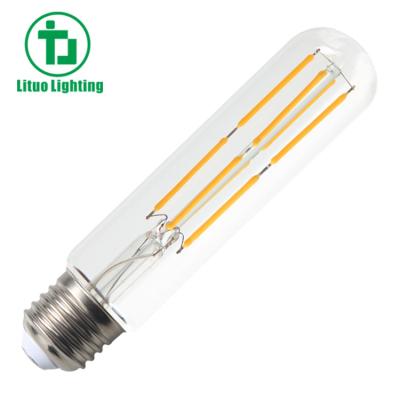 China Vogue T10 Led Bulb Dimmable 6W Led Tubular Light Bulbs 3000K Soft White 60 Watt Incandescent Bulb Equivalent for sale