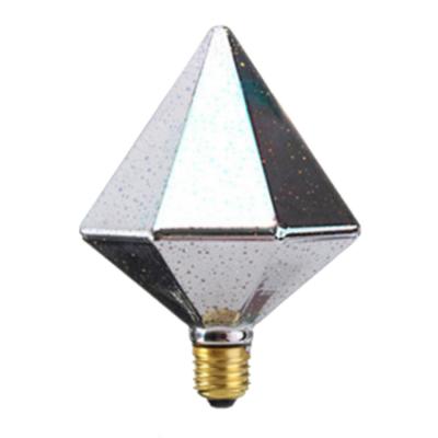 China Fireworks 3D Decorative LED Edison Filament Diamond Decorative Light Bulbs for sale