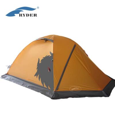 China Camouflage play custom/field waterproof two layer folding ultralight 4 season dome tent glamping one person for camping for sale