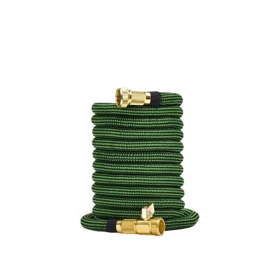 China Adjustable Lightweight Expandable Garden Hose Flexible Water Hose High Pressure With Solid Brass Connector for sale