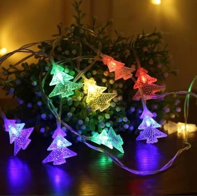 China Hot Selling 5meters Custom Made RGB Led Outdoor Multicolor Led Christmas Tree String Lights String Christmas Decorations for sale