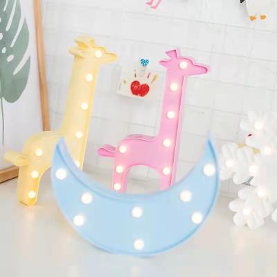 China Custom Battery Usb Powered Moon Islamism Table Night Muslim Led Lights Ramadan Eid Decorations Marquee Sign for sale