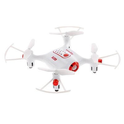 China New Launch 2.4g 4 Toy Syma X20 Radio Control Mini Axis UFO Aircraft Pocket Drone With Light for sale