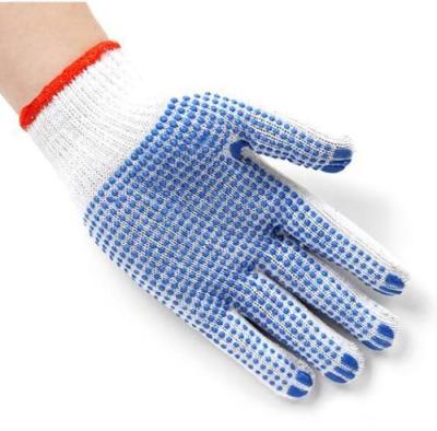 China Cotton Anti-Slip Wholesale Gloves With PVC Dots Glove Knitting Machine for sale