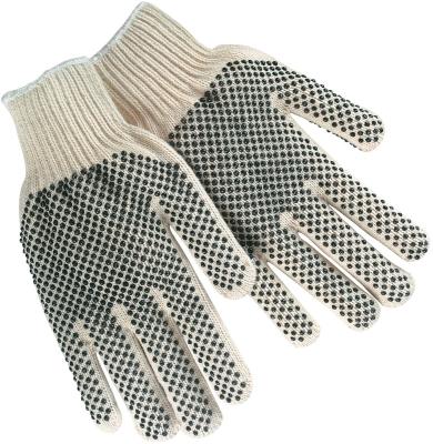 China Anti-slip Polyester Cotton Work Gloves PVC Dots Glove Garden Glove for sale