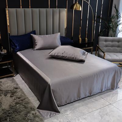 China Antistatic Exquisite 100% Polyester Bedding Set Solid Color 4pc Microfiber Fitted Single Sheet Set for sale