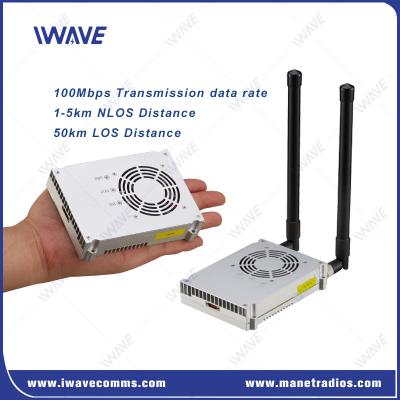 China 566-678Mhz 1420-1530Mhz unbemanntes System IP MESH Videoübertragung 100Mbps zu verkaufen