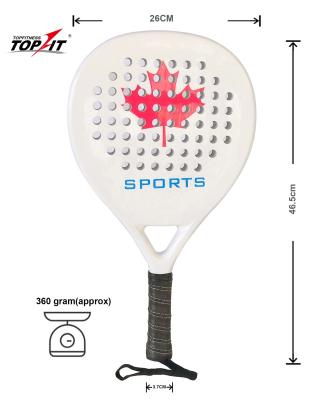 China Hot Selling High Quality Beach Sports Tennis TOPFIT Carbon Fiber Tennis Rackets Beach Paddle Racket Paddle Bat for sale