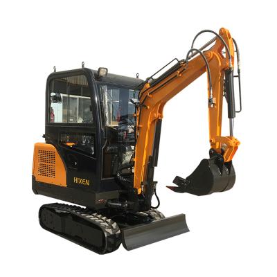 China Hot Mini Digger Excavator Mining Mini Excavator for construction/farm/garden/road/railway sale 1.8ton 2 ton with closed cabin for sale