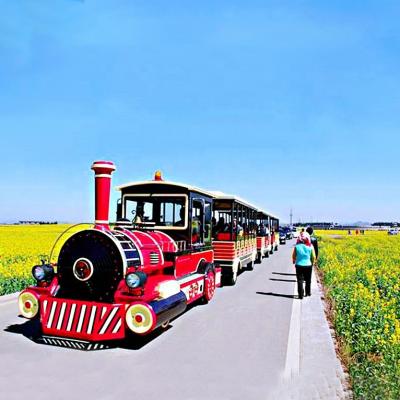 China Hot Sale Metal Amusement Park Support Customized Small Steam Train For Outdoor Playground for sale