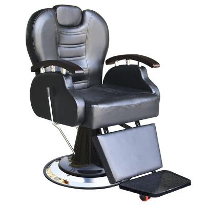 China Modern Durable Salon Furniture Leather Hairdressing Equipment Comfortable Styling Classic Barber Chair for sale