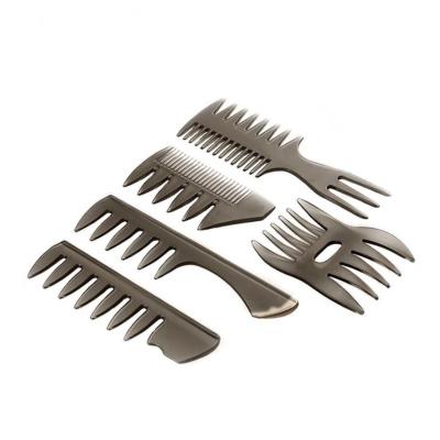 China Retro Style Waterproof Wide Tooth Comb Suit Textured Hair Comb Professional Sweep Fluffy Hair Comb for sale