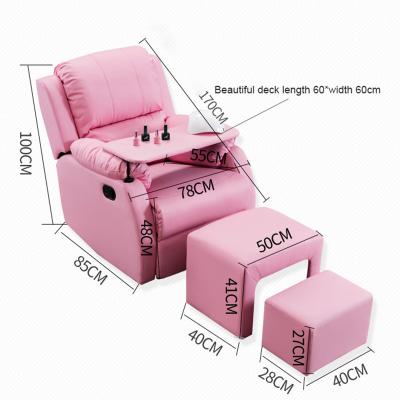 China Modern Pure Comfortable Chair Pure Massage Spa Foot Furniture Salon Nail Beauty Massage Fix Manicure Chair for sale