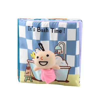 China New Design Baby Early Education Toy Hand Puppet Paper Soft Tissue Book Eco-friendly Material Nibble Noise for sale