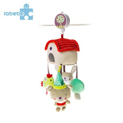 China Children playing luxury baby fashionable custom wholesale morden soft bed bell baby doll stroller toy hanging toy for sale