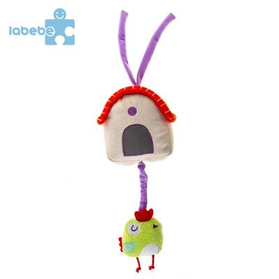 China Bady Toy New Design Baby Crib Toy Baby Crib Stroller Cute Animal Infant Musical Soft Bell Reborn Plush Hanging Toy for sale