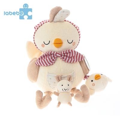 China Baby Stuffed Baby Premium Plush Children Hen Funny Newborn Educational Cute Stuffed Toy New Super Soft Toys for sale