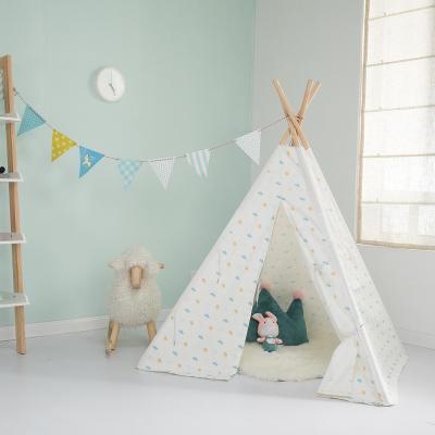 China Soft Toy Kids Children Children Indoor Baby Room Toy Custom Foldable Girls Teepee Play Tent With Window for sale