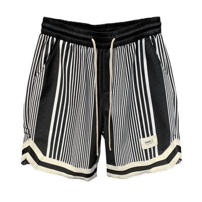 China wholesale cool mens mesh polyester anti-wrinkle printing double mesh casual jogger shorts nets custom designer basketball shorts mesh shorts for sale