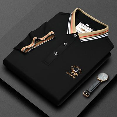 China Business 100% Logo Plain Short Sleeve Casual Embroidered Anti-wrinkle Waist Quality Cotton Men's Golf Polo Shirt Blank T-shirts for sale