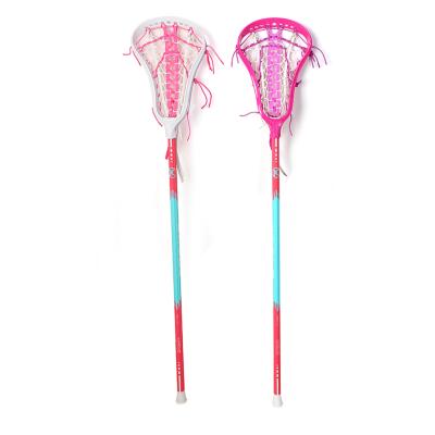 China High Quality Lacrosse Game Women's Lacrosse Sticks Mesh Pocket And Aluminum Alloy Handle / Shaft for sale