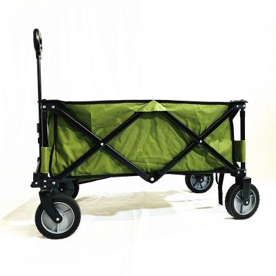 China 600D Oxford Cloth Cheap Folding Wagon 300lb Factory Custom Wonder Folded Folding Trolley Carts Garden Cart Wagons For Outdoor Picnic Shopping for sale