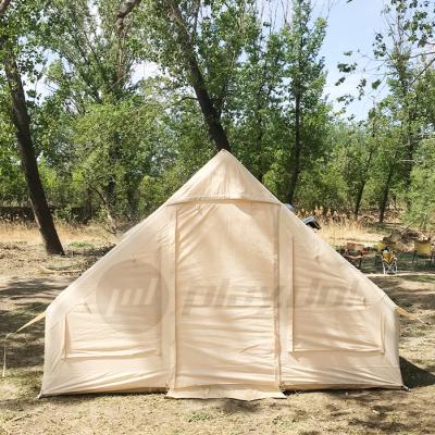 China Water Proof Inflatable Party Tent Canvas Outdoor Camping Bell Tent for 3m 4m 5m 6m 7m for sale