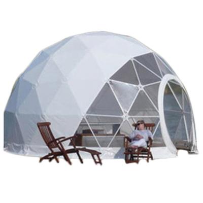 China Straight Bracing Type Canvas Dome Home Tent 5m 6m 8m Diameter Geodesic Dome Camping Heavy Duty Tent For Sale for sale