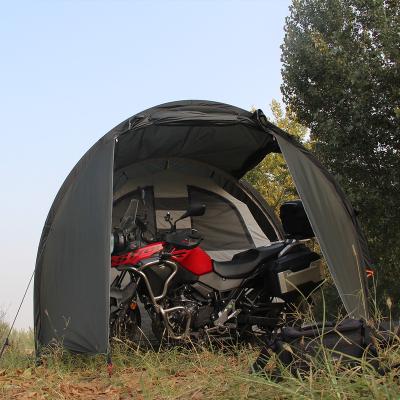 China Waterpoof Folding Inflatable Cover Trailer Camp Motorcycle Tent For Motorbike for sale