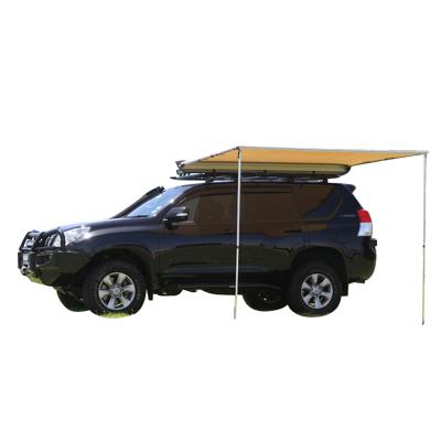 China Straight Bracing Type Outdoor Waterproof Car Roof Use Retractable Side Tent for sale