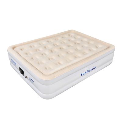 China Foldable High Quality Electric Inflatable Pump Air Bed Air Cushion Pump Electric Air Bed for sale