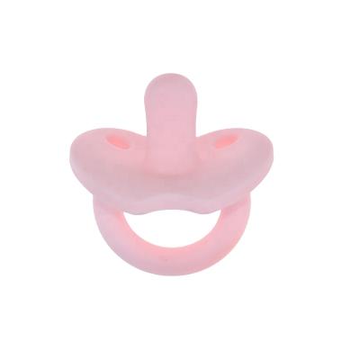 China BPA free wholesale safety food grade silicone baby pacifier soft silicone teether pacifier for sale