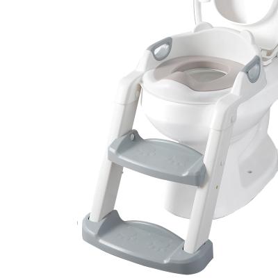 China Eco-freindly portable baby factory direct soft baby potty training toilet seat with ladder toilet ladder OEM potty for sale