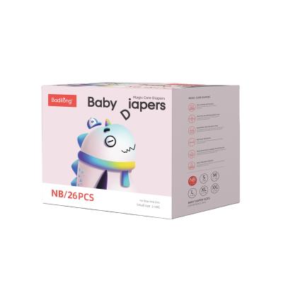 China Wholesale High Quality Disposable Newborn Baby Diaper Printed Baby Diaper for sale