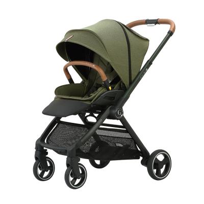 China Wholesale Lightweight Cotton Baby Carriage Walker Four Four Glide To Sit Comfortable Foldable Baby Stroller for sale