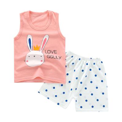 China Breathable Summer Kids Boutique Outfits Fashion Cotton Shorts Sleeve Clothes for sale