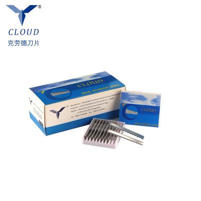 China 6cr3 Stainless Steel Hair Stylist Barber Beard Trimmer Feather Blades for sale