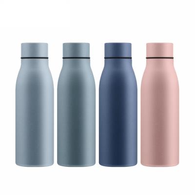 China Good Quality Business Wall Stainless Steel Vacuum Flask Double Insulated Thermos Water Bottle With Custom Logo for sale