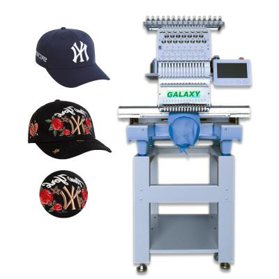 China Garment Shops Galaxy Garment Pillow Towel Bag T-shirt Hat Computer Embroidery Simple Flat Head Computer Embroidery Monogram Machine for sale