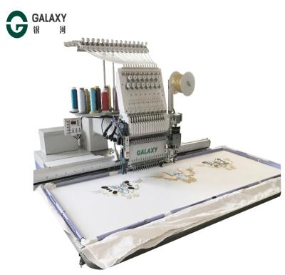 China CLOTHES GALAXY 1501 SINGLE HEAD EMBROIDERY MACHINE WITH TCD DEVICE AND EASY LOOPING ATTACHMENT for sale