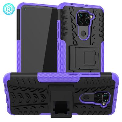 China Quality PC and PC TPU Cell Phone Case Phone Accessories Case with Shine For Redmi Note 9 for sale