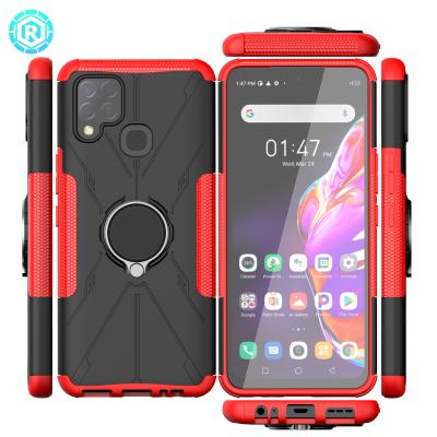 China 2021 Anti-fall Phone Cover Mobile Phone Case TPU&PC&Metal Mecha Shockproof Phone Case For Infinix 10s Hot for sale