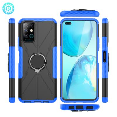 China New Anti-fall Roiskin Trending Shockproof Mobile Phone Cover For Infinix TPU PC METAL 3 In 1 Case For Infinix Note 8 for sale